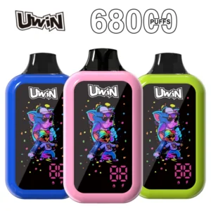 Uwin 68k Bouffées 68000 Vape Jetable À Écran Intelligent Magasin Livraison Gratuite