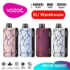 Vozol Neon 45000 Bouffées 45k Ice Control Vape Jetable Entrepôt UE