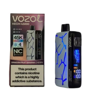 Vozol Neon 45000 Bouffées 45k Ice Control Vape Jetable Entrepôt UE