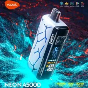 Vozol Neon 45000 Bouffées 45k Ice Control Vape Jetable Entrepôt UE