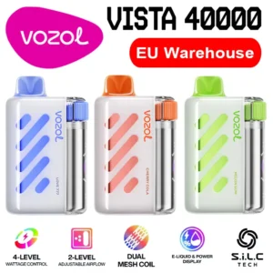 Vozol Vista 40000 Bouffées 40K Vape Jetable Boutique Livraison Gratuite Entrepôt UE