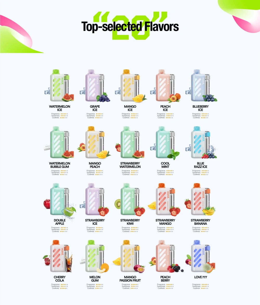 Vozol Vista 40000 Bouffées 40K Vape Jetable Boutique Livraison Gratuite Entrepôt UE