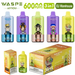 WASPE 60000 Bouffées Vape Jetable 3 en 1 AIVIOU Livraison Gratuite Entrepôt UE