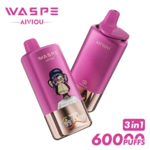 WASPE 60000 Bouffées Vape Jetable 3 en 1 AIVIOU Livraison Gratuite Entrepôt UE