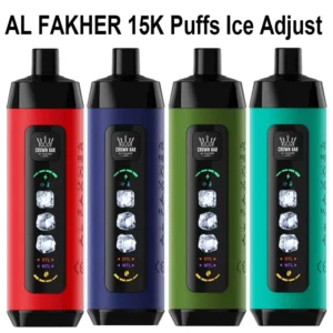 Al Fakher 15K Puffs Ice Adjust Vape Jetable 15000 Livraison Gratuite
