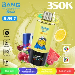 Bang Leader 350k Bouffées Stoll Vape Jetable 350000 Livraison Gratuite Entrepôt Chine
