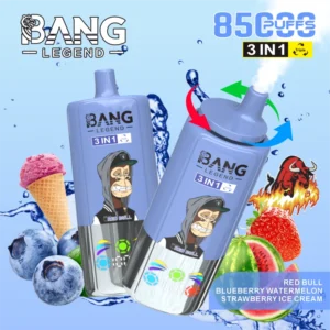 Bang Legend 85000 Puffs 85k Vape Jetable 3 en 1 Livraison Gratuite depuis Entrepôt en Chine