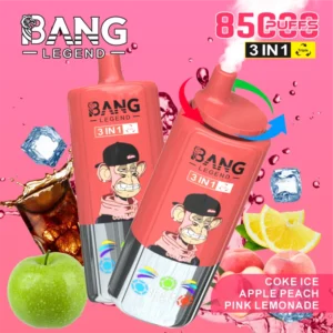 Bang Legend 85000 Puffs 85k Vape Jetable 3 en 1 Livraison Gratuite depuis Entrepôt en Chine