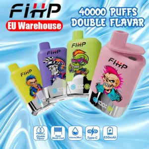 FIHP 40k Bouffées 2 en 1 Double Saveurs Vape Jetable 40000 Entrepôt UE