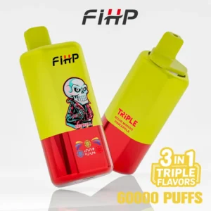 FIHP 60k Bouffées 3 en 1 Vape Jetable Triple Saveurs 60000 Entrepôt UE