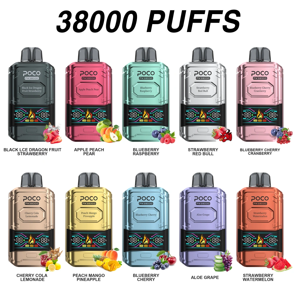 POCO PW 38000 Bouffées 38K Meilleur Stylo Vape Jetable Livraison Gratuite Entrepôt UE