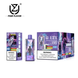 UZY 100K Puffs 4 en 1 Quatre Saveurs Vape Jetable 100000 Livraison Rapide Entrepôt UE