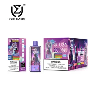 UZY 100K Puffs 4 en 1 Quatre Saveurs Vape Jetable 100000 Livraison Rapide Entrepôt UE