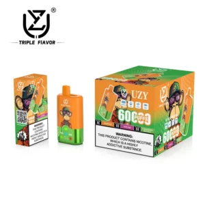 UZY 60K Puffs 3 en 1 Meilleur Vape Jetable 60000 Livraison Gratuite Entrepôt UE