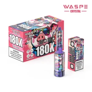 WASPE 180K bouffées 8 en 1 Crystal Vape jetable 180000 Livraison gratuite depuis l’entrepôt de l’UE
