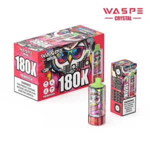 WASPE 180K bouffées 8 en 1 Crystal Vape jetable 180000 Livraison gratuite depuis l’entrepôt de l’UE