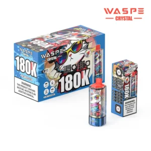 WASPE 180K bouffées 8 en 1 Crystal Vape jetable 180000 Livraison gratuite depuis l’entrepôt de l’UE