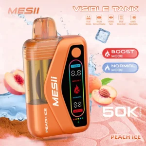 Mesii 50K Puffs Visible Tank Dual Mode Cigarette Électronique Jetable 50000 Livraison Gratuite