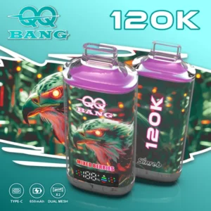 QQ Bang 120K Puffs Crystal Cigarette Électronique Jetable Pas Cher 120000 Livraison Gratuite