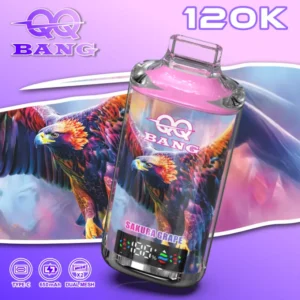 QQ Bang 120K Puffs Crystal Cigarette Électronique Jetable Pas Cher 120000 Livraison Gratuite