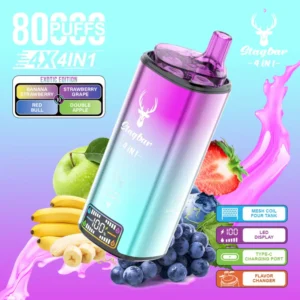 Stagbar 80k Puffs Vape Jetable Stag Bar 4 en 1 Livraison Gratuite Entrepôt UE