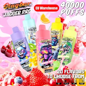 Stagbar Jagger Pro 40K Puffs 40000 Cigarette Électronique Jetable Vente En Gros Entrepôt UE