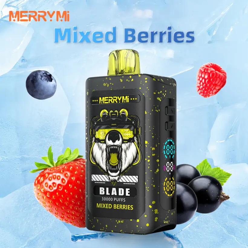 Merry Mi 30k Puffs 30000 Blade Meilleur Vape Jetable avec Entrepôt UE et Livraison Gratuite