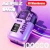 Airmez Lux 100K Bouffées Crystal Vape Jetable Entrepôt UE Livraison En 3-7 Jours