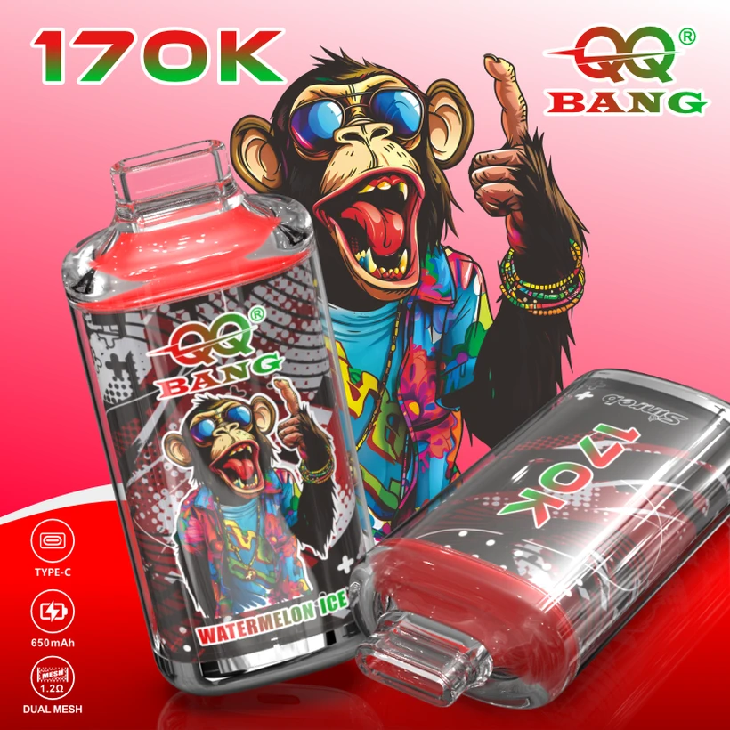 QQ Bang 170K Bouffées Crystal Vape Jetable Vente En Gros Prix Économique Livraison Gratuite