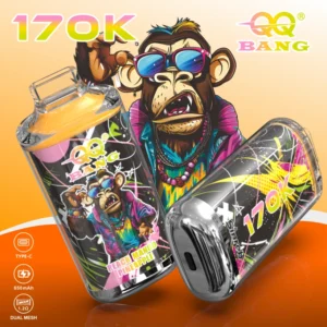 QQ Bang 170K Bouffées Crystal Vape Jetable Vente En Gros Prix Économique Livraison Gratuite