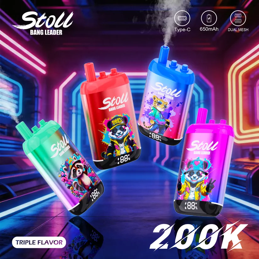 Bang Leader Stoll 200K Bouffées Puffs 3 in 1 Vape