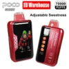 POCO 70k Bouffées Puff Rechargeable Vape