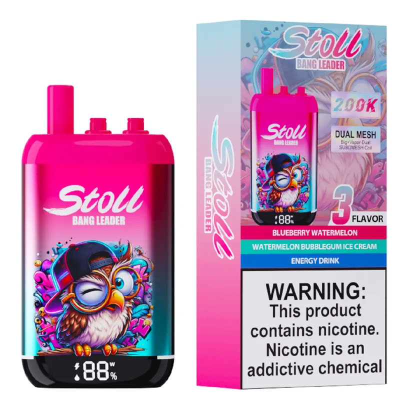 Bang Leader Stoll 200K Bouffées Puffs 3 in 1 Vape