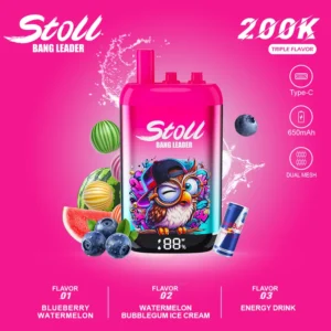 Bang Leader Stoll 200K Bouffées Puffs 3 in 1 Vape