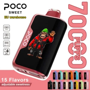 POCO 70k Bouffées Puff Rechargeable Vape