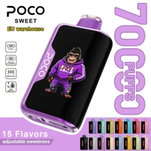 POCO 70k Bouffées Puff Rechargeable Vape