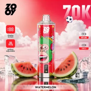 ZOOY 70K Bouffées 70000 Puff Crystal Rechargeable Vape