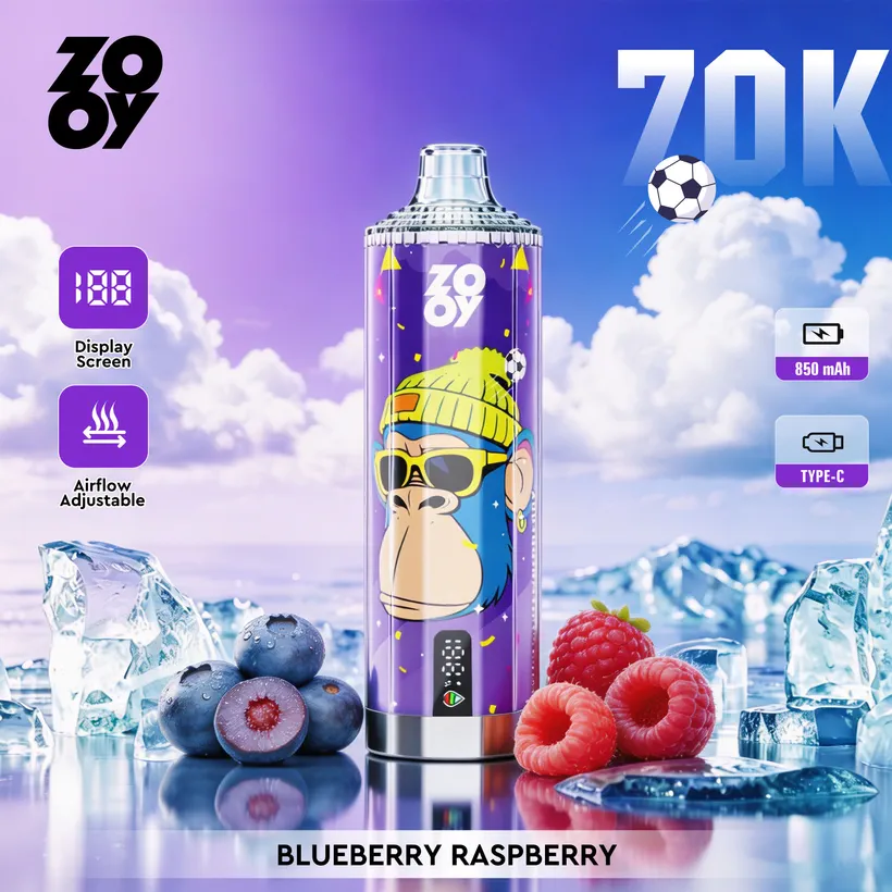 ZOOY 70K Bouffées 70000 Puff Crystal Rechargeable Vape
