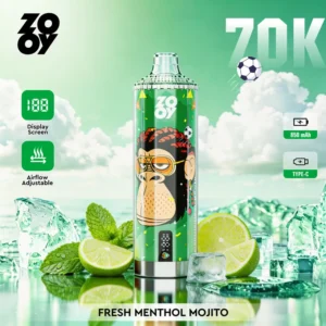 ZOOY 70K Bouffées 70000 Puff Crystal Rechargeable Vape